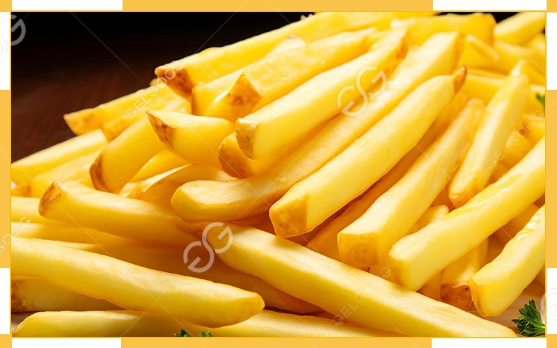 бланширование картофеля фри